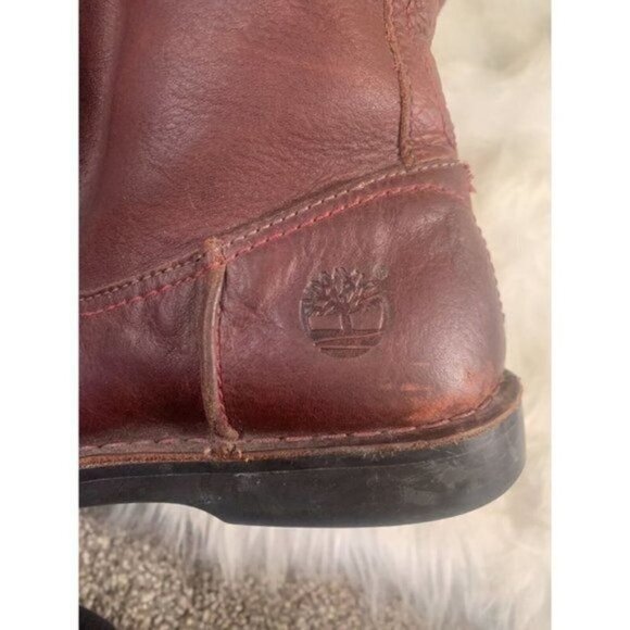 TIMBERLAND Earthkeepers Cabots 20697 Size 6.5  Brown Leather Boots - Picture 10 of 12